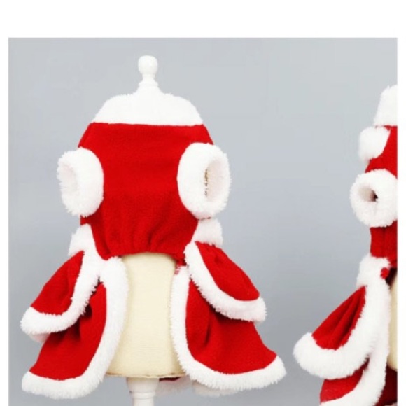 Christmas Ruffle Dress Measurements Included - Picture 3 of 3